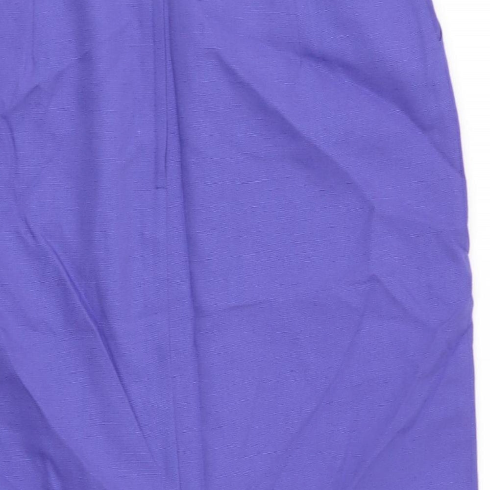 Richards Womens Purple Flare Skirt Size 12