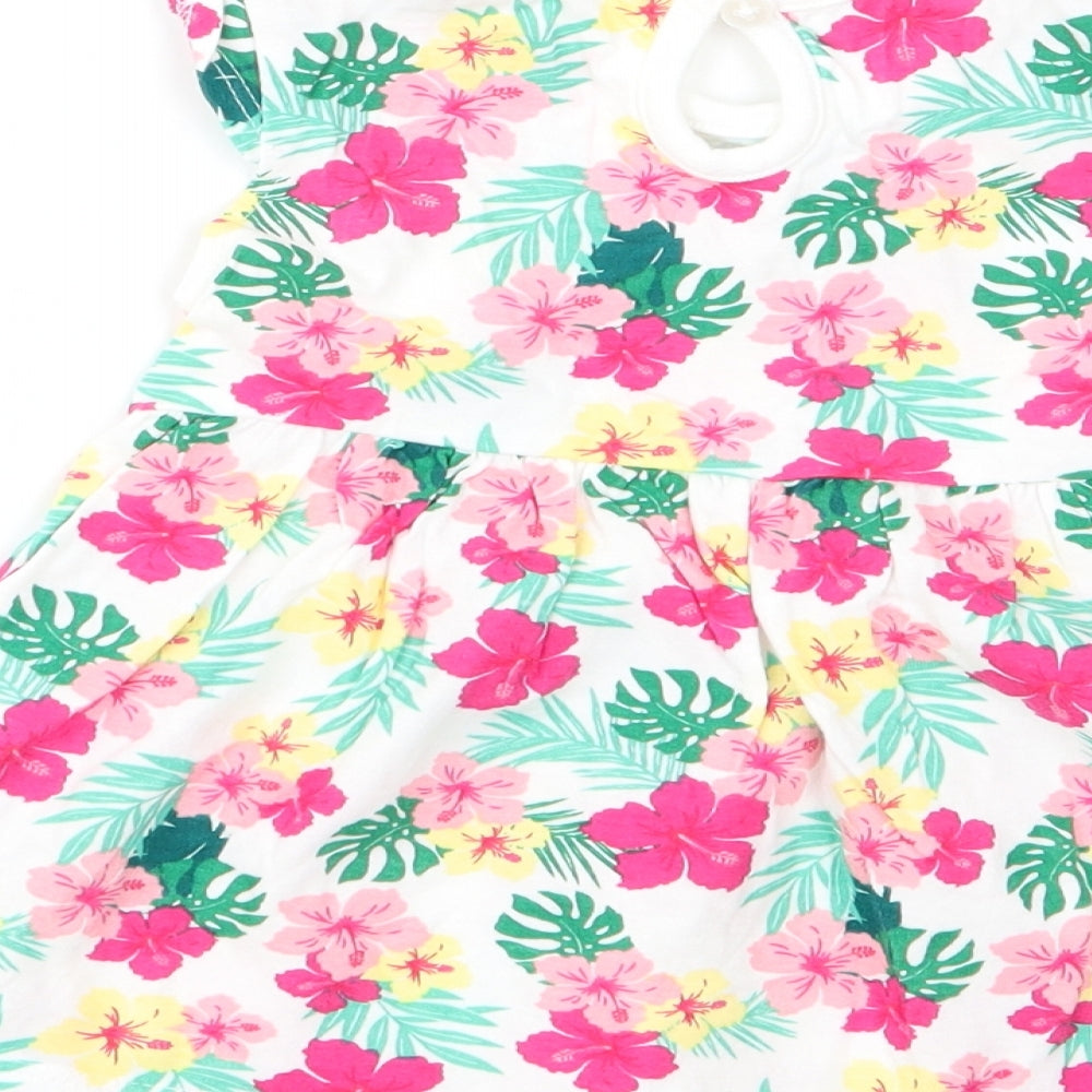 Primark Girls Multicoloured Floral Fit & Flare Size 3-6 Months
