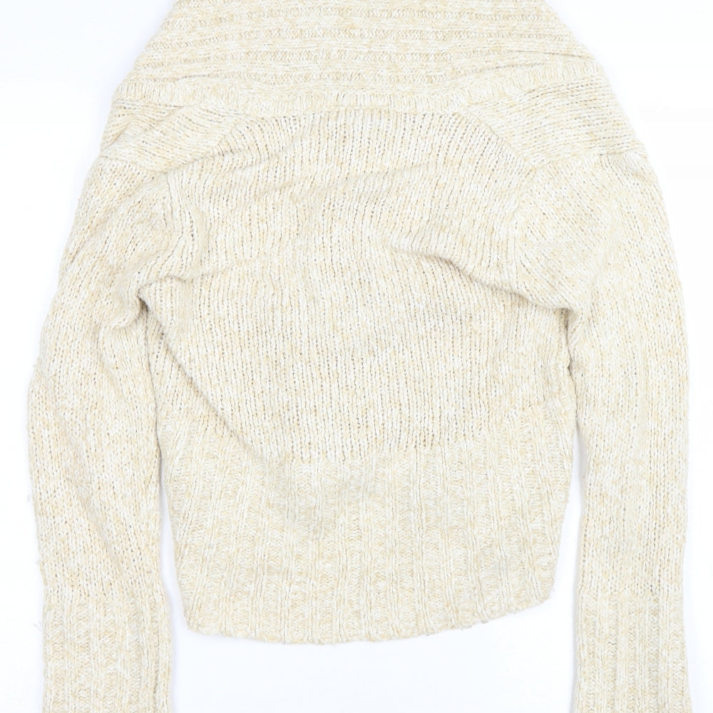 Wallis Womens Beige Pullover Jumper Size 12