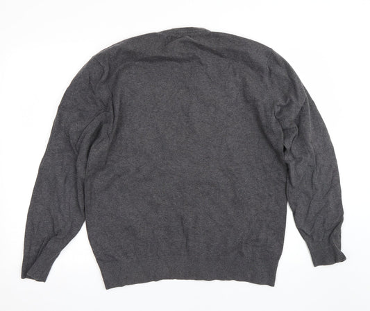 Goodsouls Mens Grey Pullover Jumper Size L