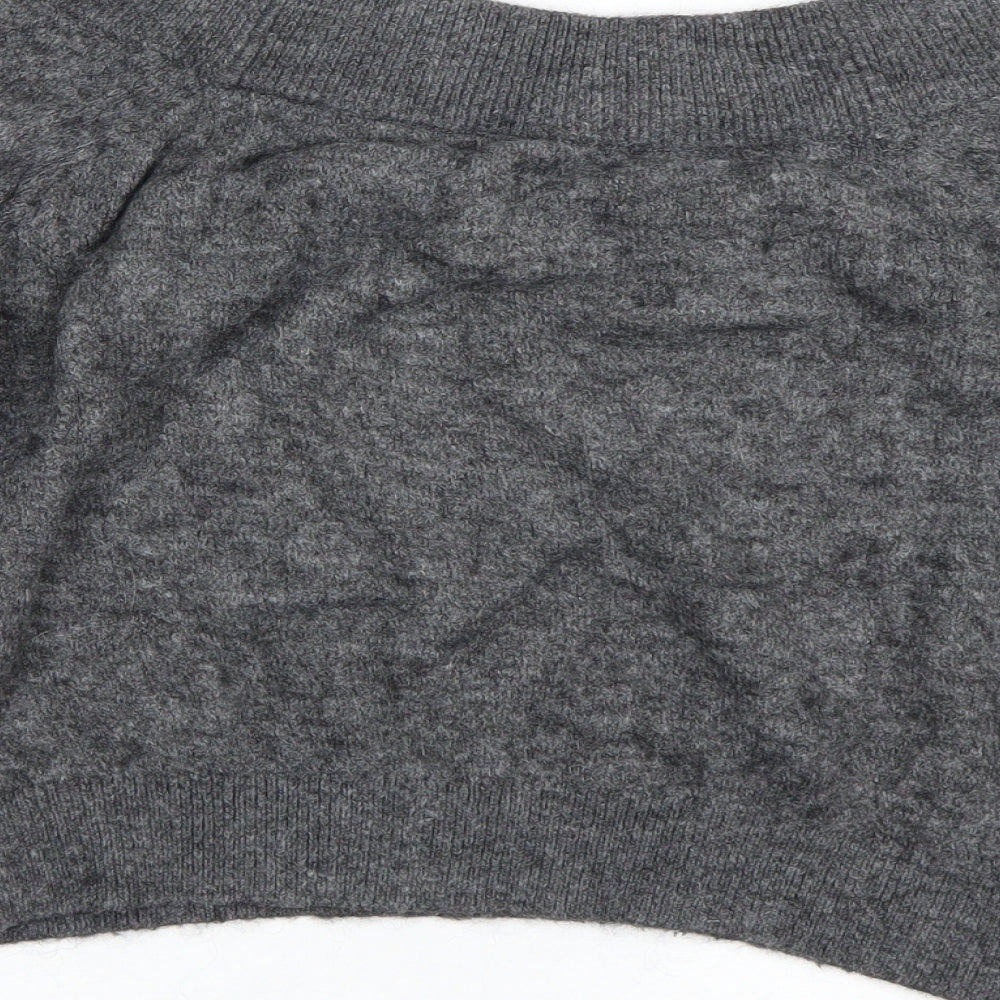 H&M Womens Grey Pullover Jumper Size S