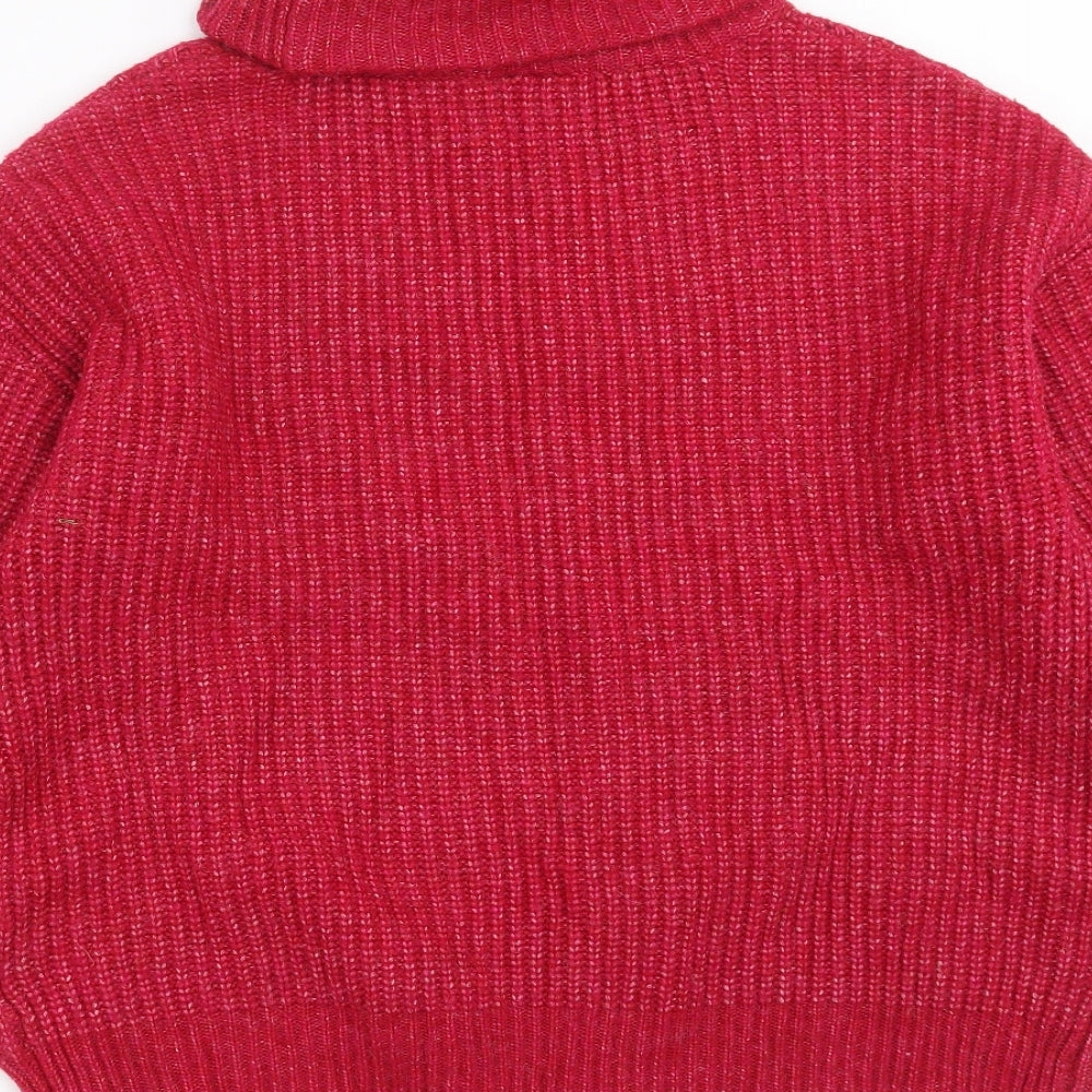 Yessica Womens Pink Knit Pullover Jumper Size S