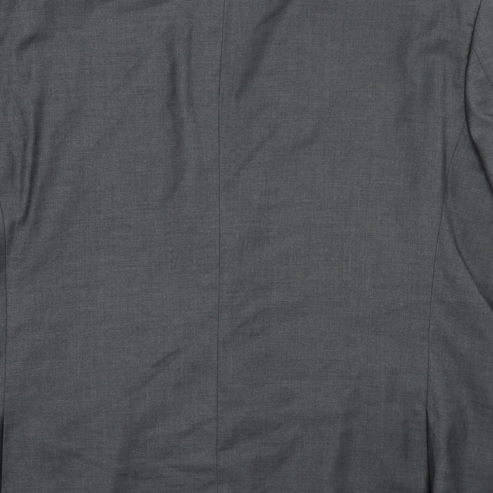 Dobell Mens Grey Jacket Blazer Size 2XL
