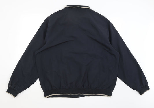 Chums Mens Blue Rain Coat Coat Size L