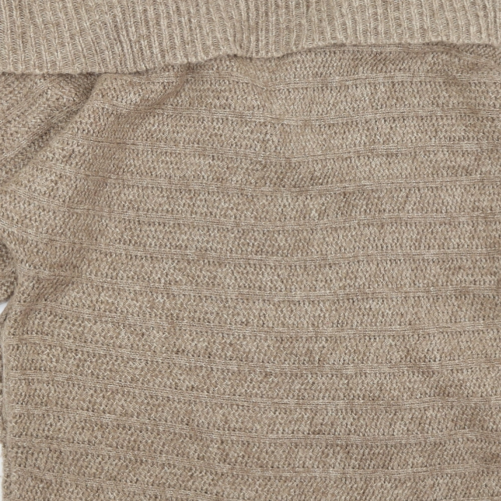 New Look Womens Brown Cardigan Jumper Size 12