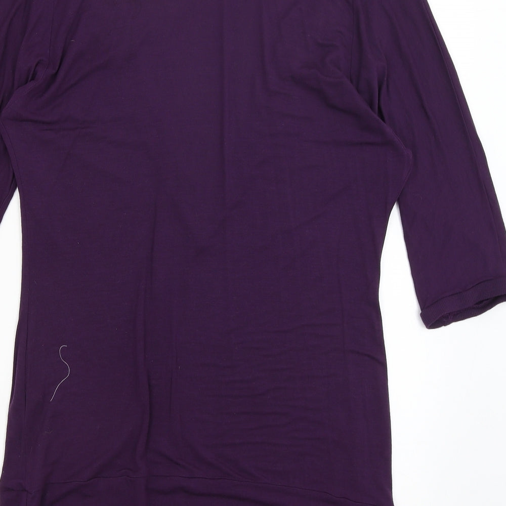 M&S Womens Purple Pullover Jumper Size 14