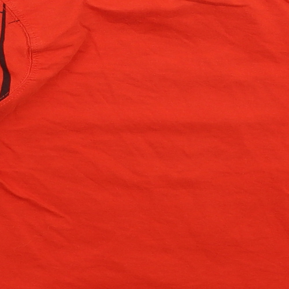 George Boys Red Basic T-Shirt Size 3-4 Years
