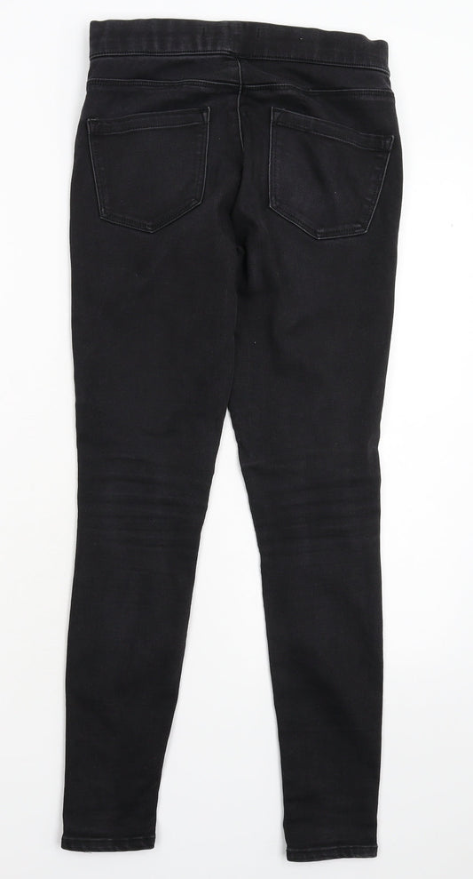 George Womens Black Denim Jegging Jeans Size 8 L27 in
