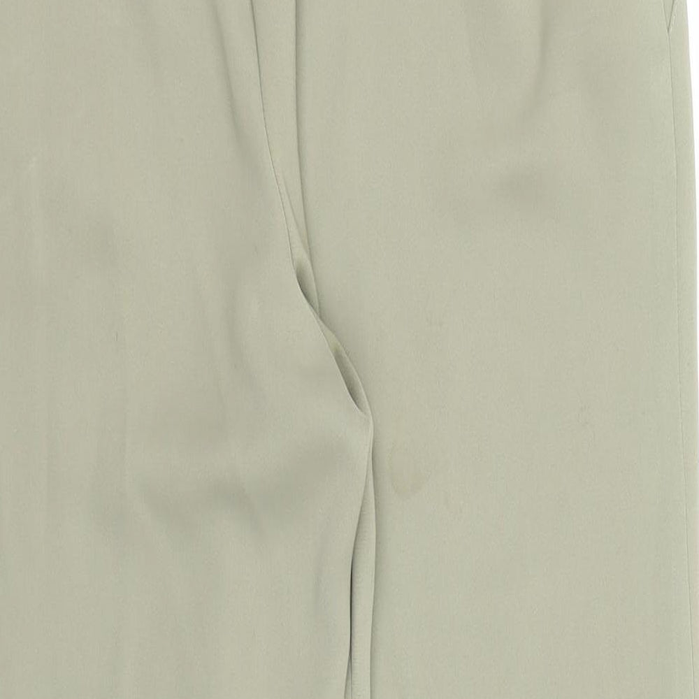 Preworn Womens Green Trousers Size 14 L24 in