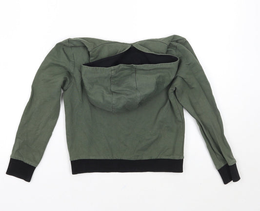 Very Boys Green Pullover Hoodie Size 7 Years
