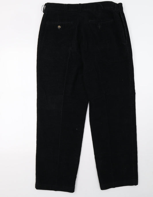 Haggar Womens Black Trousers Size 34 L29 in