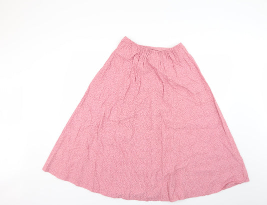 nightgales Womens Pink Geometric Flare Set Size 12