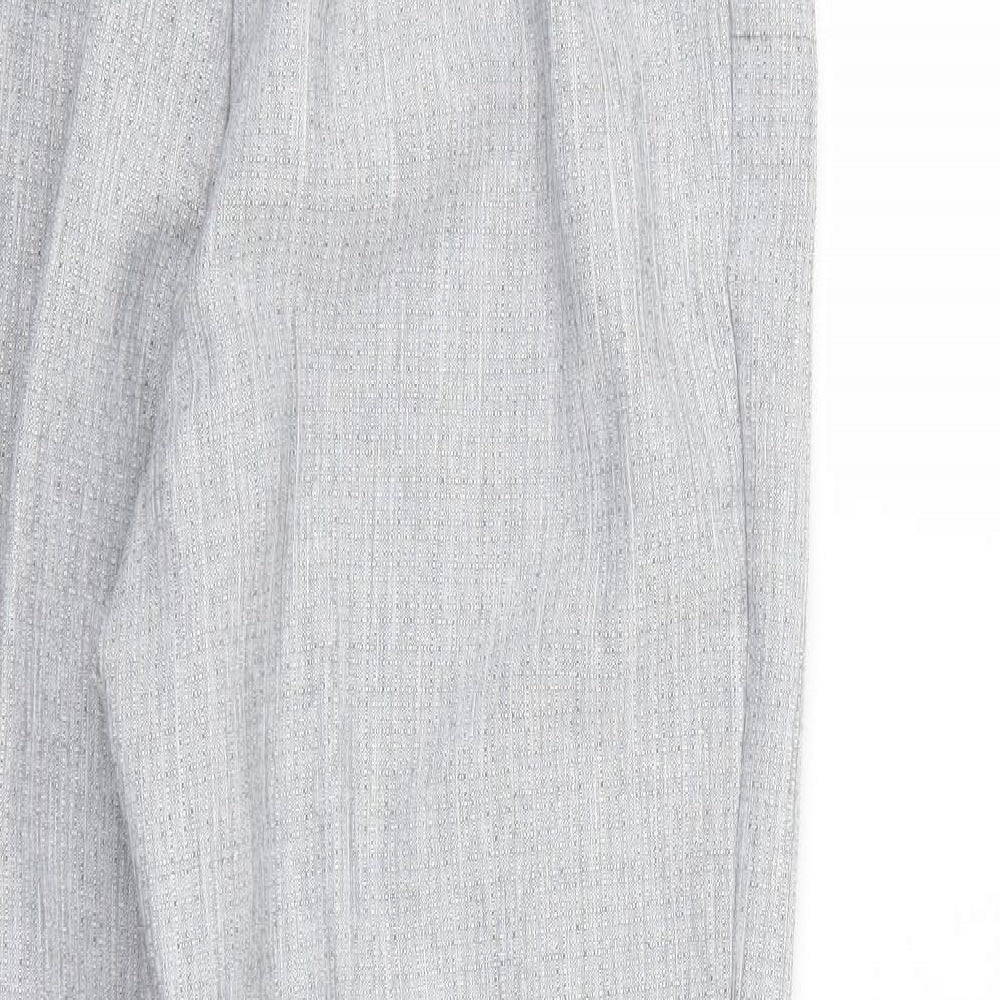 Marks and Spencer Womens Grey Trousers Size 14 L26 in
