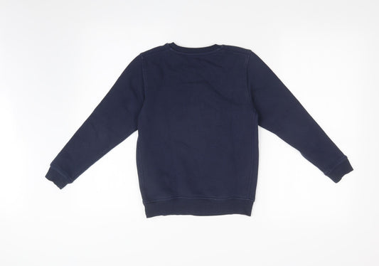 BHS Boys Blue Pullover Sweatshirt Size 9 Years