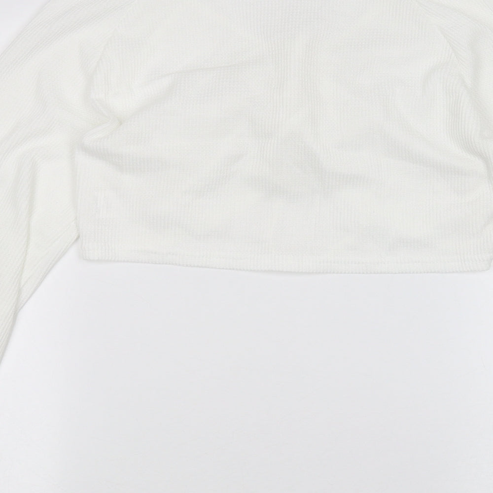 Preworn Womens White Pullover Jumper Size S