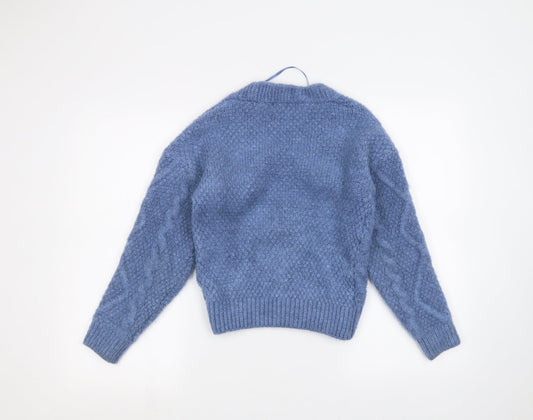 Primark Womens Blue Jacket Coatigan Size 4