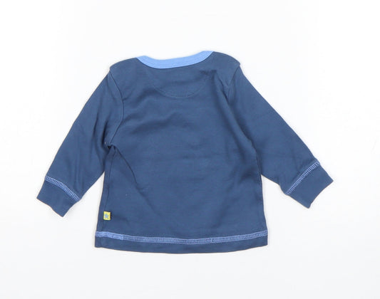Mothercare Boys Blue Basic T-Shirt Size 0-3 Months