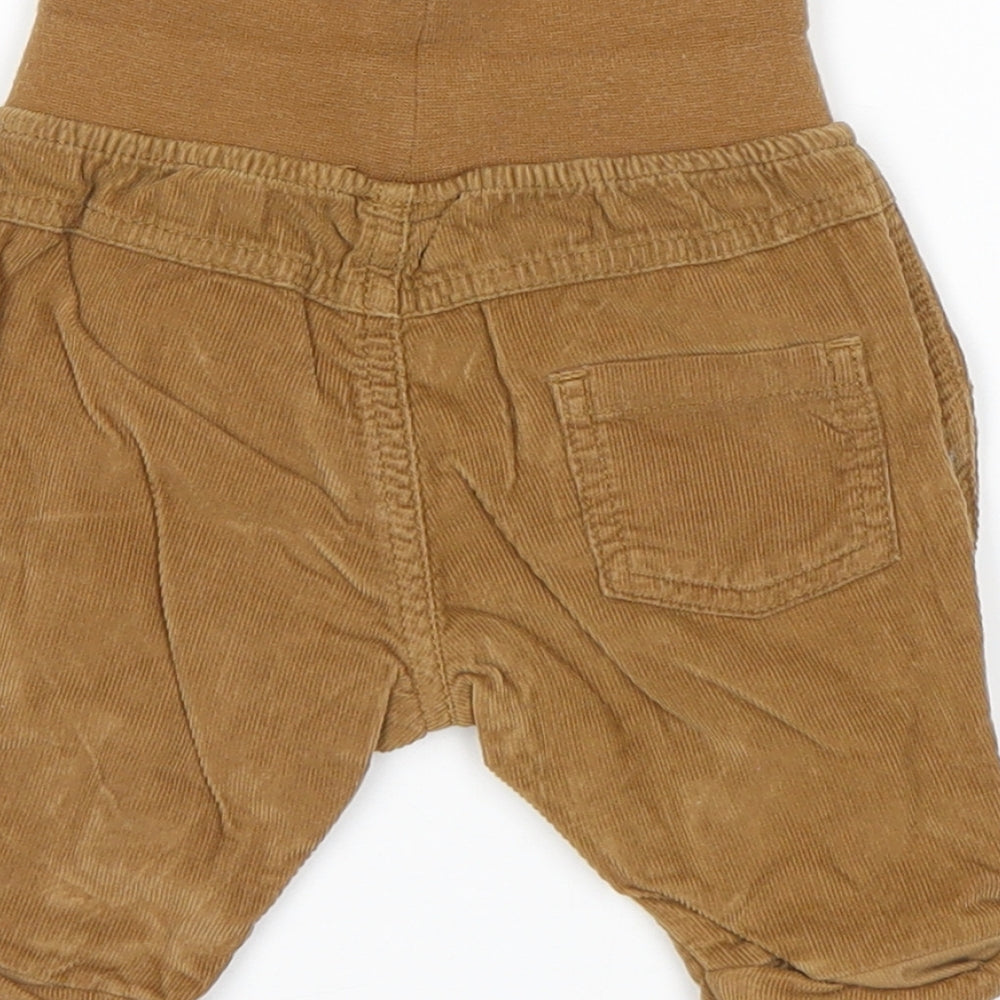 NEXT Boys Brown Corduroy Capri Trousers Size Newborn