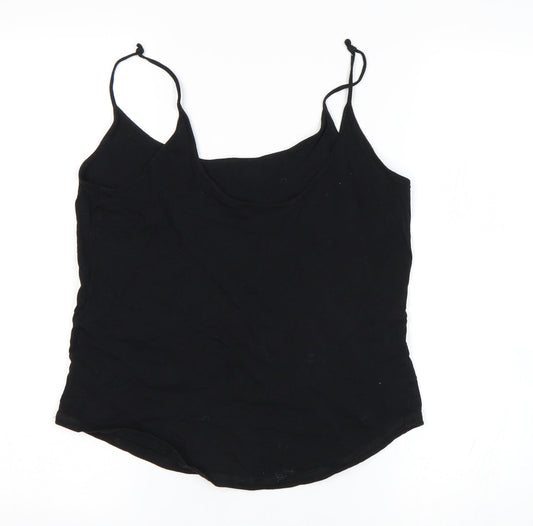 Topshop Womens Black Basic Tank Size 12