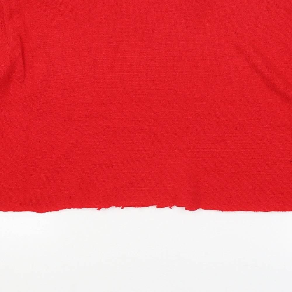 SWEEWE Womens Red Pullover Jumper Size M