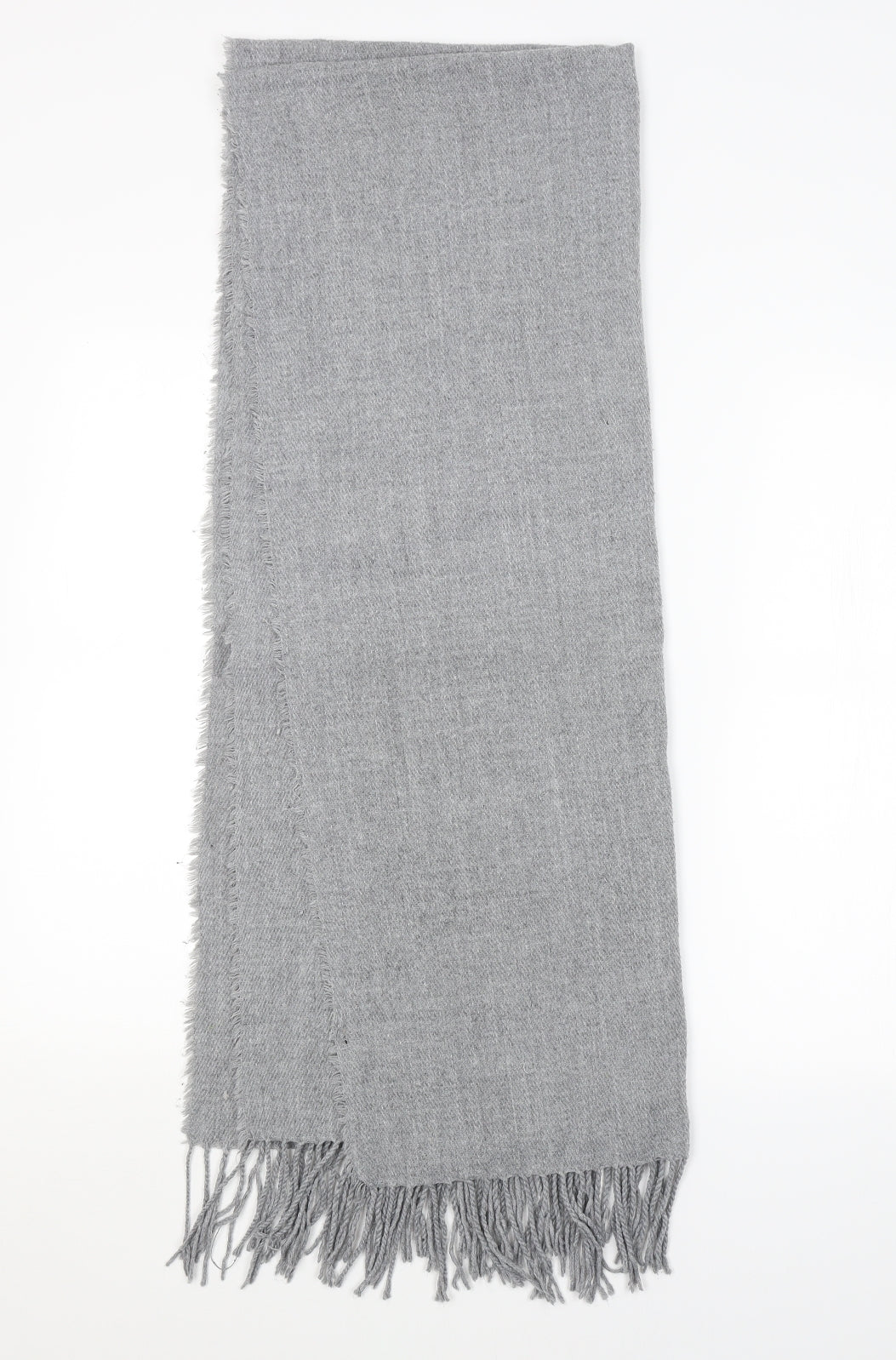 Preworn Unisex Grey Scarf One Size