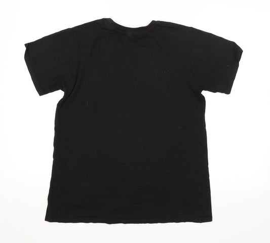 Preworn Mens Black T-Shirt Size S