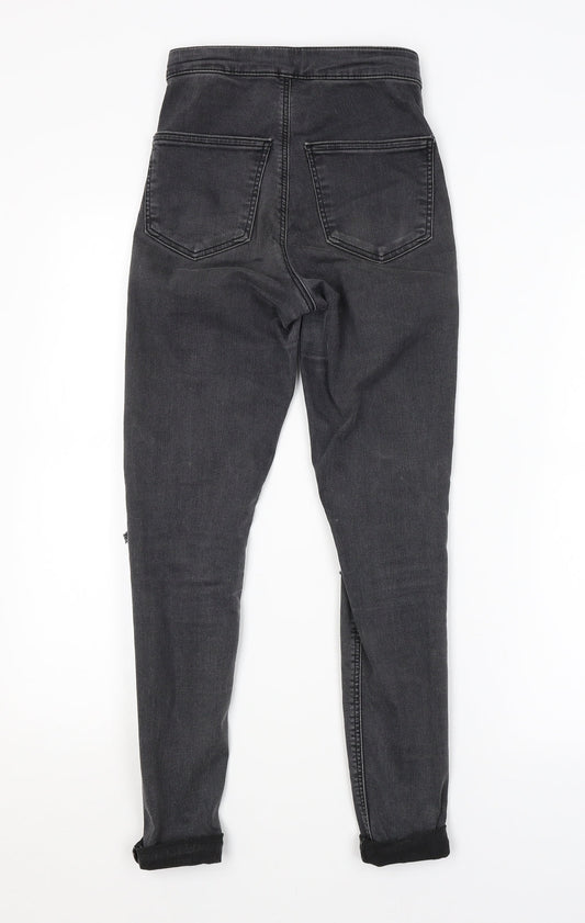 Topshop Womens Grey Jegging Jeans Size 25 in L32 in