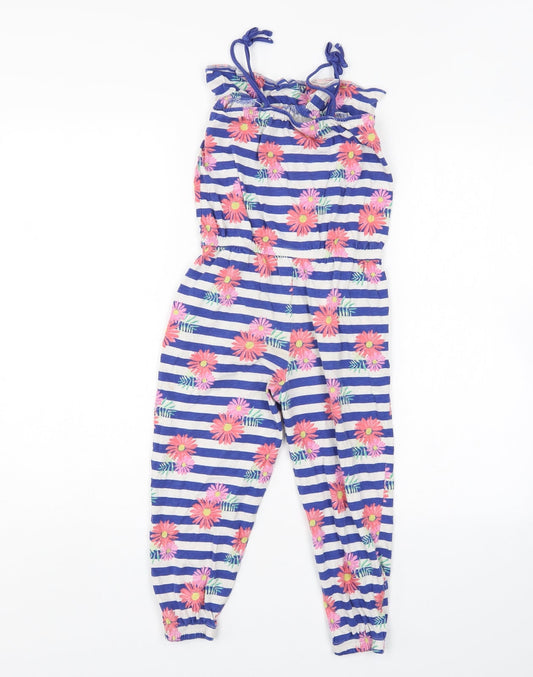 I Love Girls Wear Girls Multicoloured Floral Jumpsuit One-Piece Size 6 Years