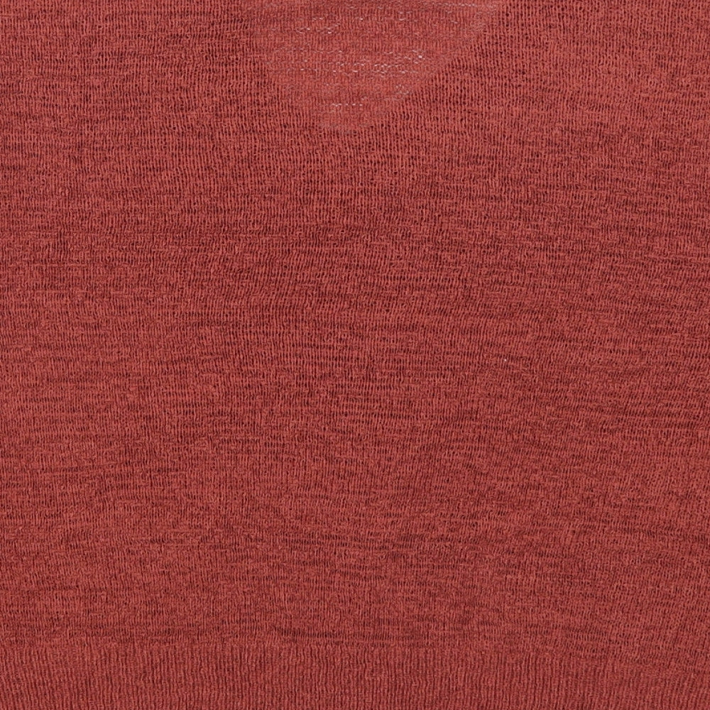 Primark Womens Red Knit Pullover Jumper Size 10
