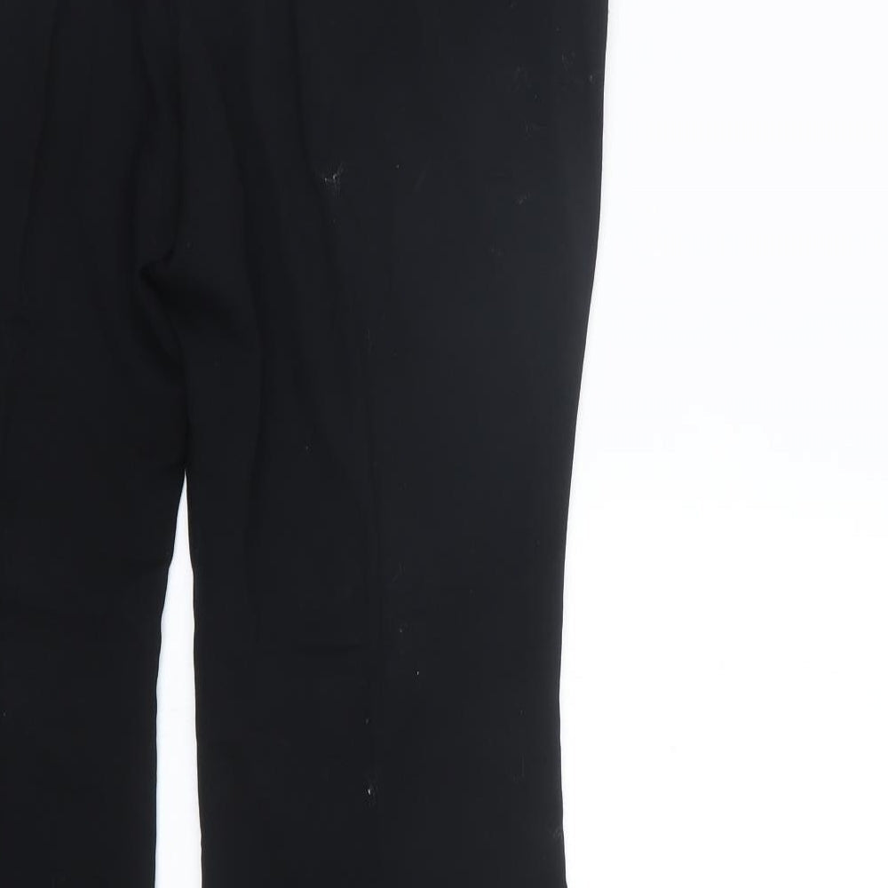 Marks and Spencer Womens Black Trousers Size 14 L30 in