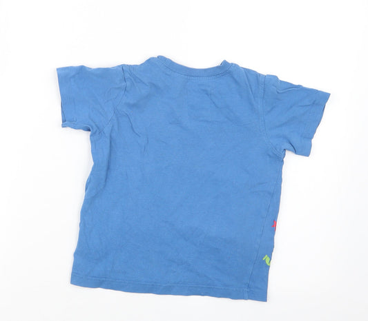 NEXT Boys Blue Geometric Pyjama Top Size 3-4 Years