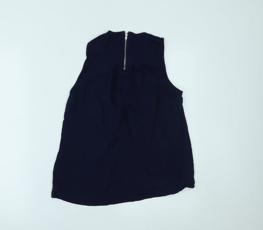 Warehouse Womens Blue Basic Tank Size 10