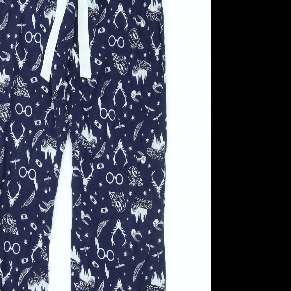 Primark Womens Blue Pyjama Set Size 2XS