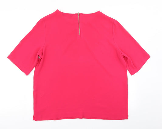 Sorothy Perkins Womens Pink Basic Blouse Size 14