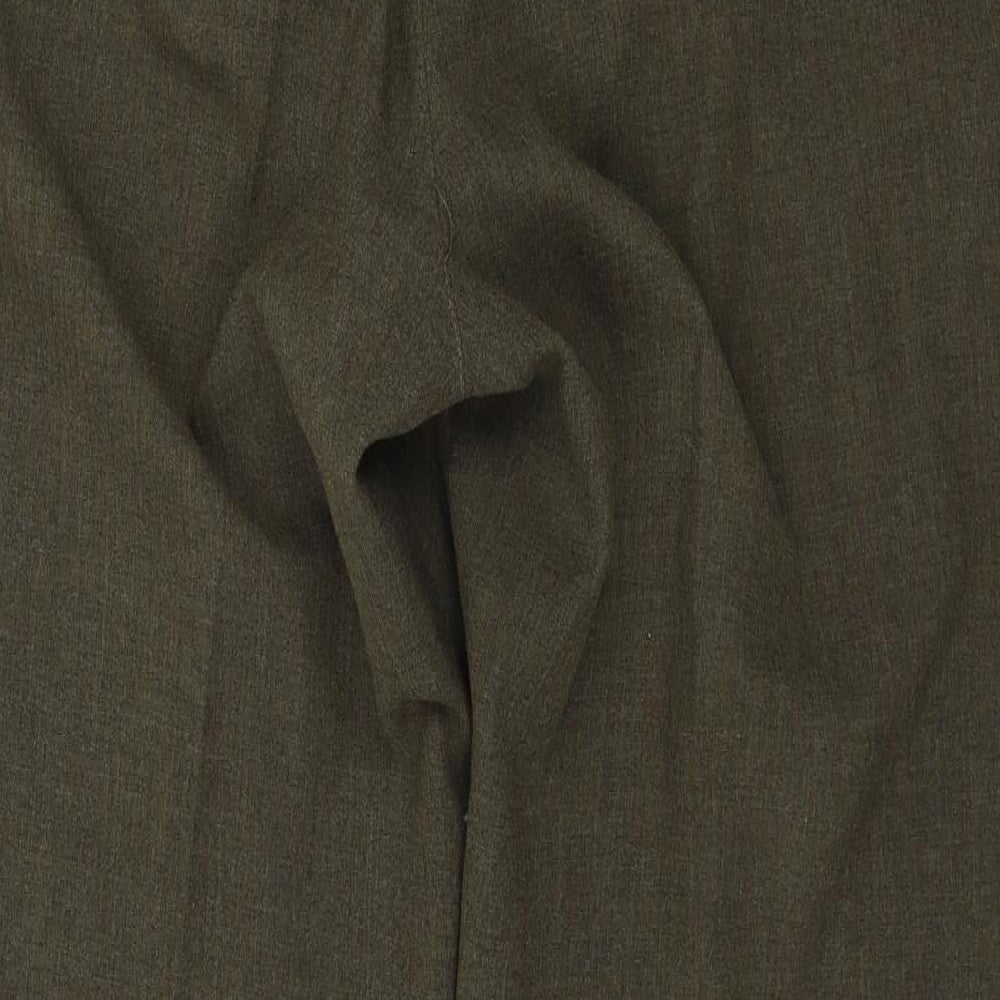 Amici Womens Green Trousers Size 16 L31 in