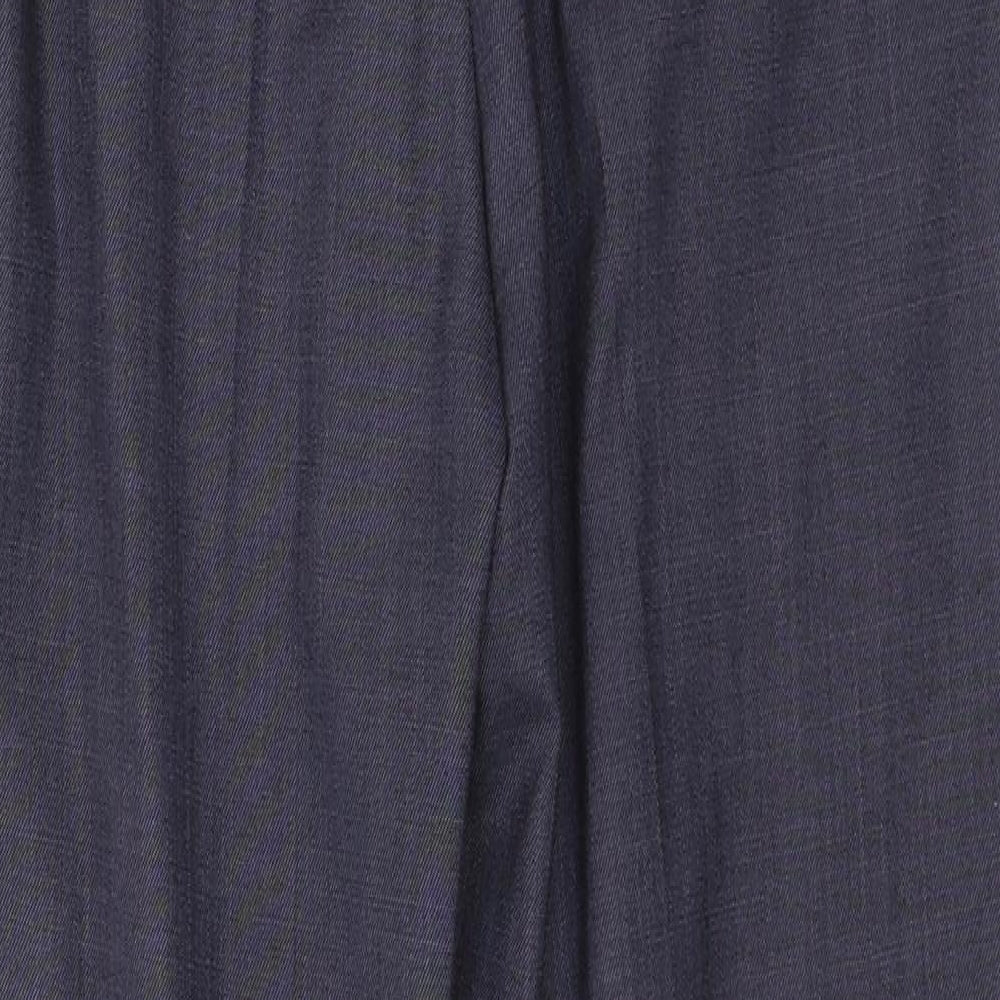 Marks and Spencer Womens Blue Trousers Size 10 L27 in