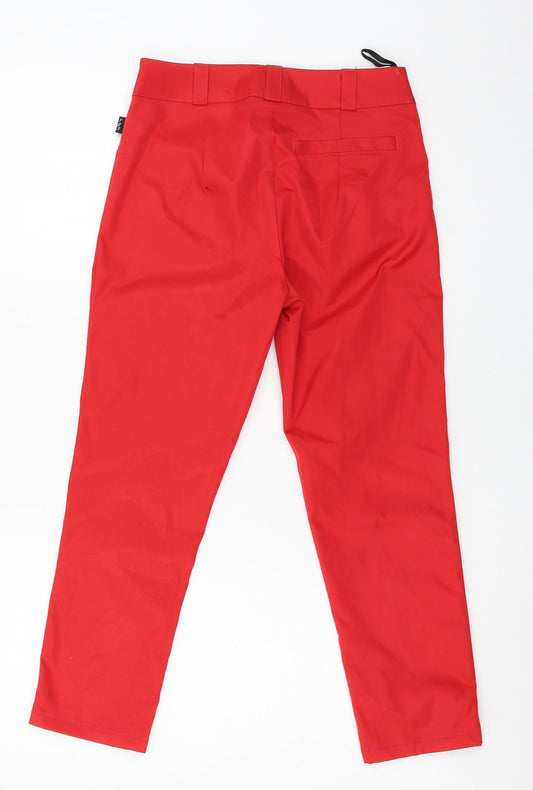 NOWATEX Womens Red Trousers Size 10 L24 in