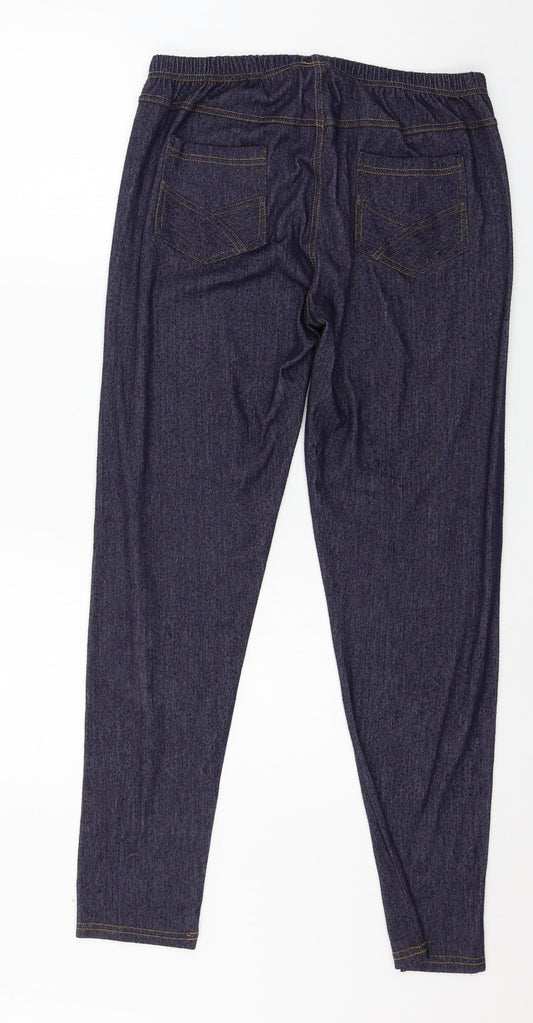 Anucci Womens Blue Denim Jegging Jeans Size 34 in L29 in