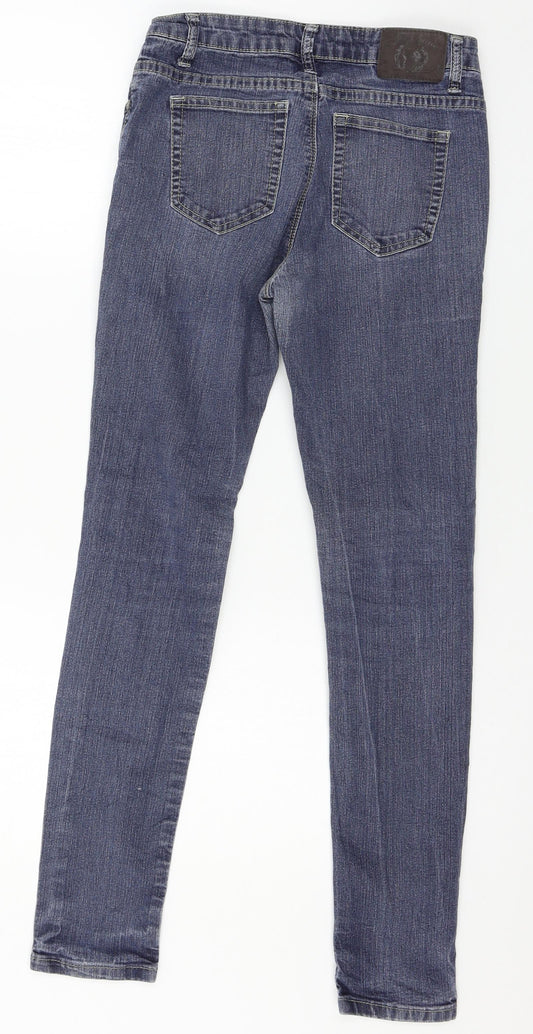 Fishbone Womens Blue Denim Skinny Jeans Size 28 in L28 in