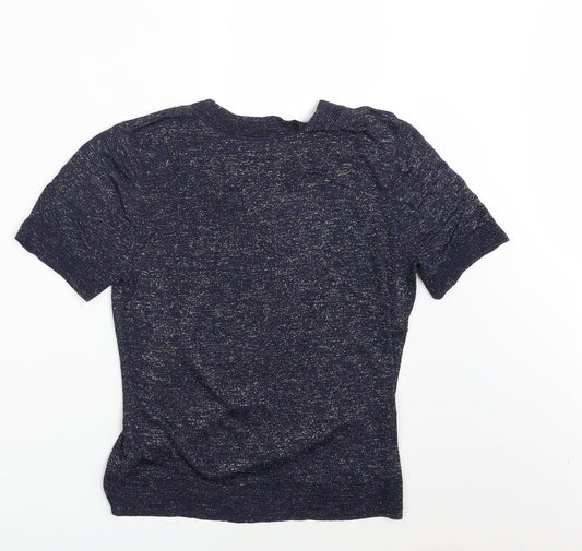Roman Womens Blue Pullover Sweatshirt Size M