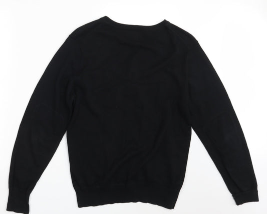 Soviet Mens Black Pullover Jumper Size M