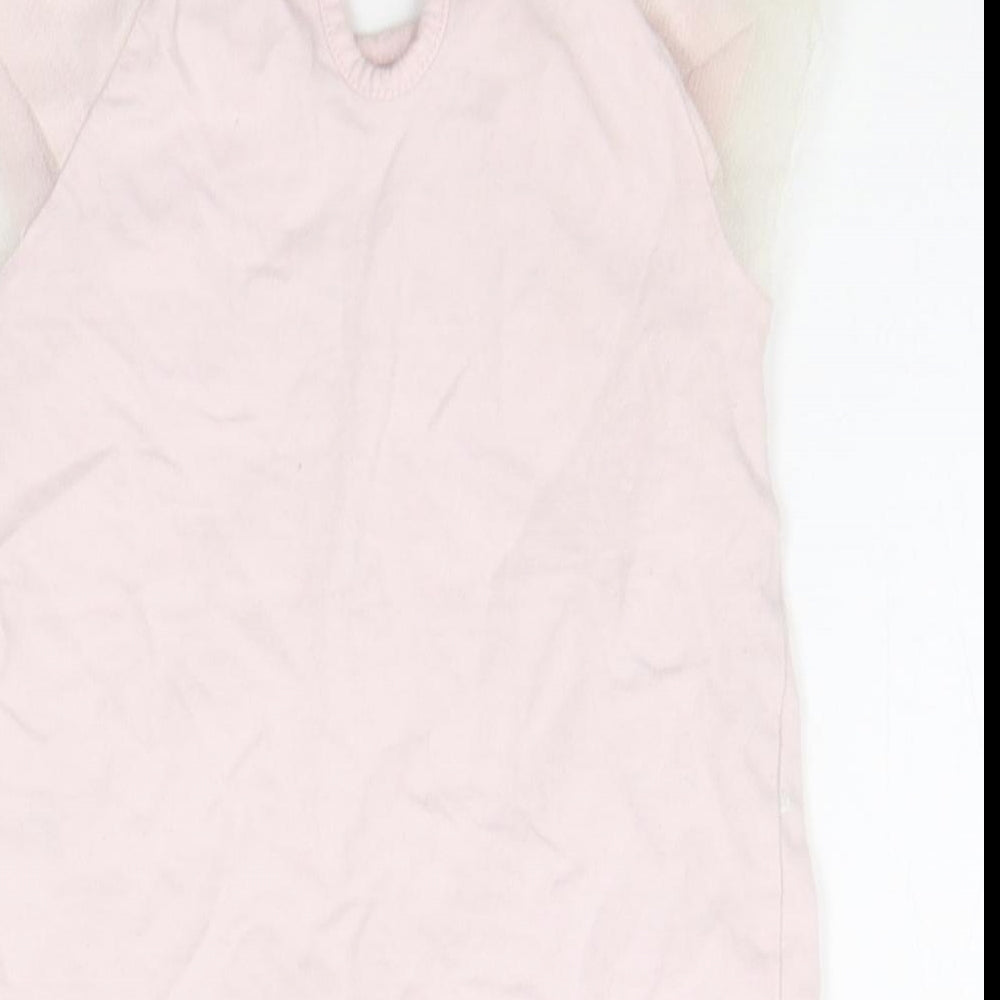 George Girls Pink Geometric Basic T-Shirt Size 2-3 Years - SEQUIN