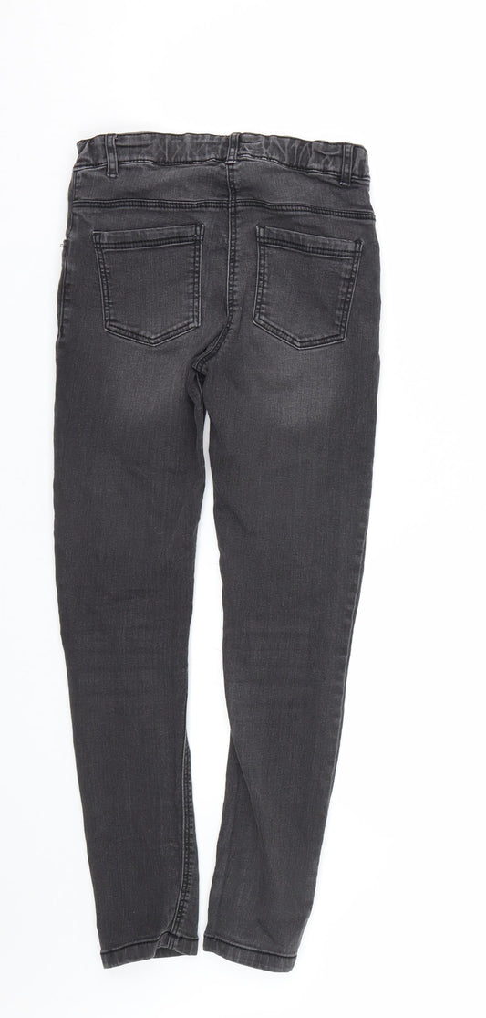 TU Girls Black Denim Skinny Jeans Size 11 Years