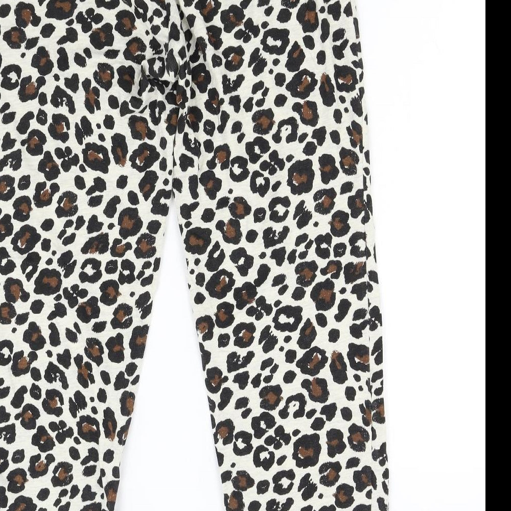 NEXT Womens Multicoloured Animal Print Pyjama Pants Size M