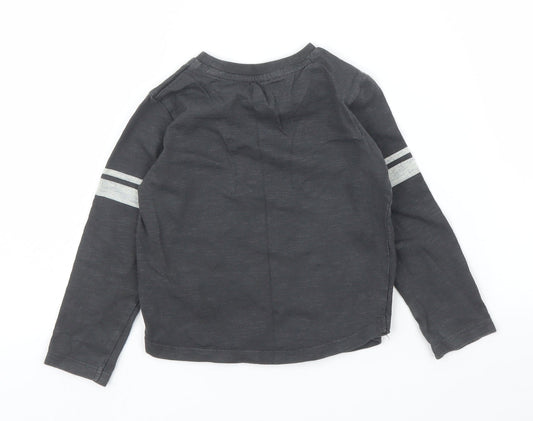 F&F Boys Grey Basic T-Shirt Size 12 Months