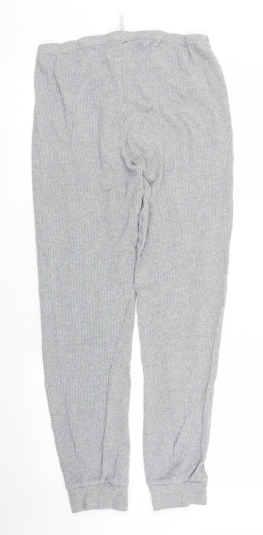 Livergy Womens Green Striped Sweatpants Trousers Size XL L27 in