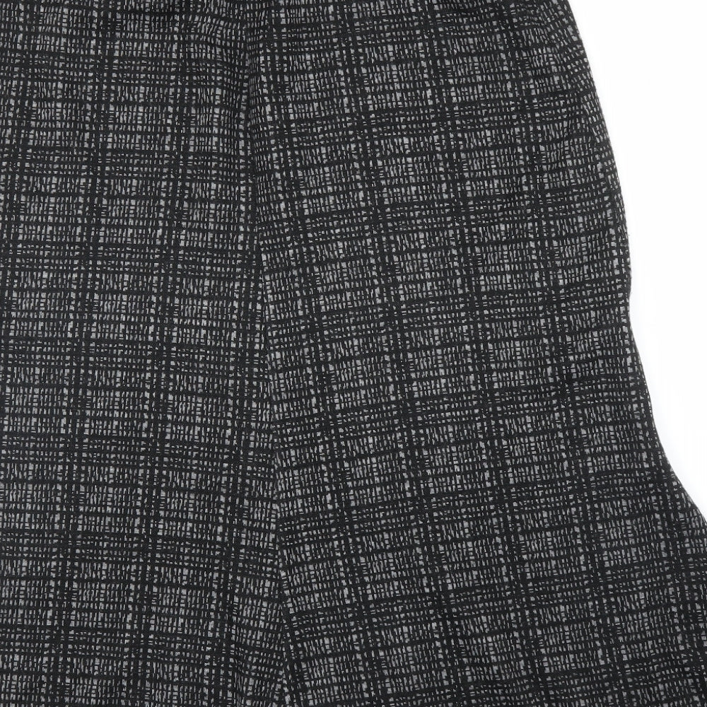 Classics Womens Grey A-Line Skirt Size M