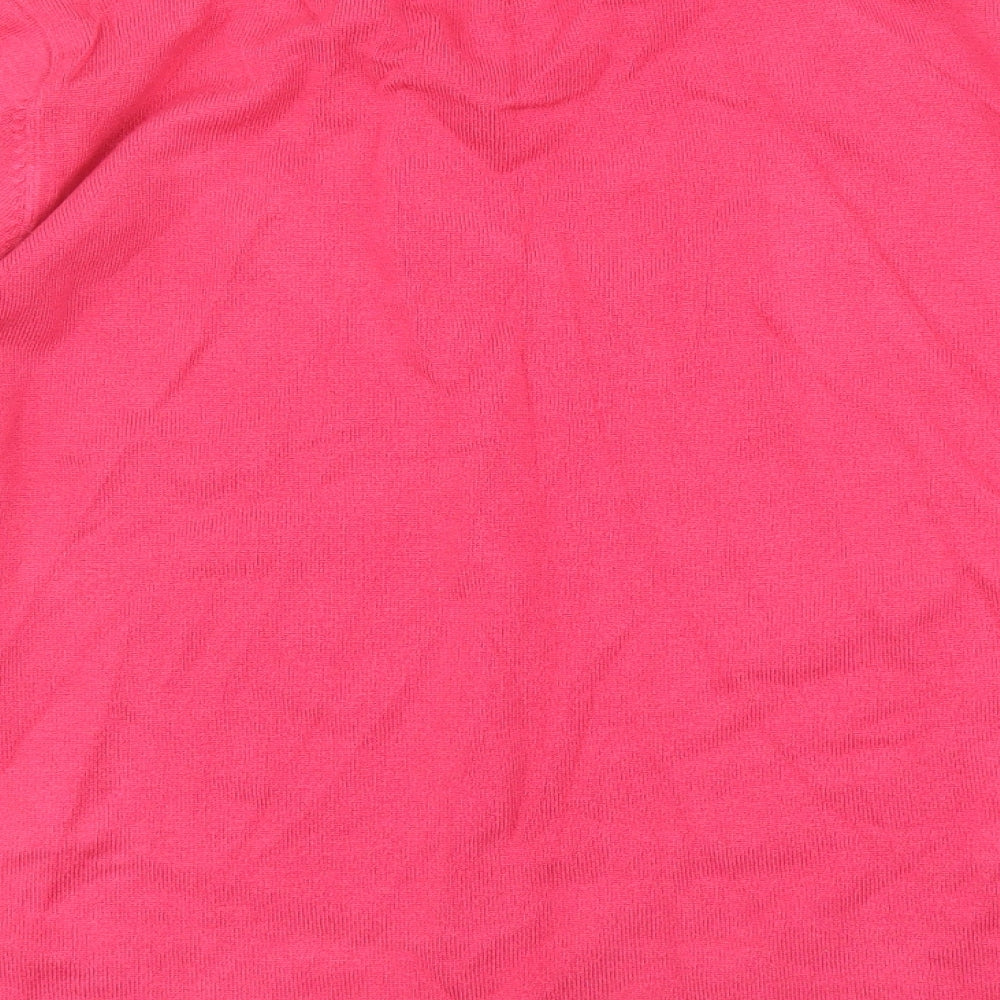 BM Womens Pink Pullover Jumper Size L