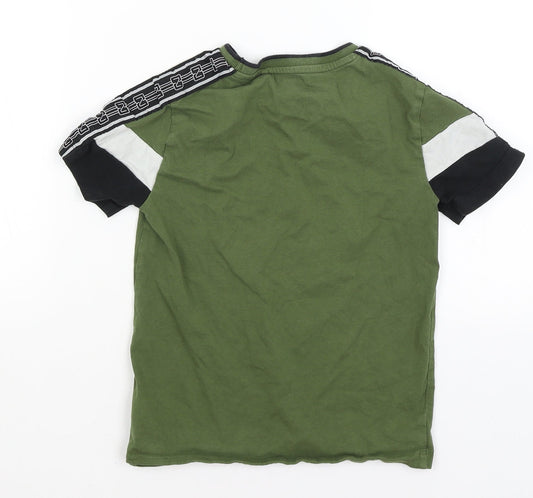 Netx Boys Green Basic T-Shirt Size 6 Years