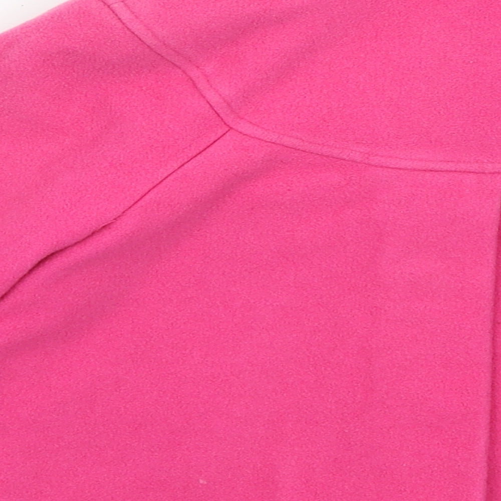 Brand and care label for Sweet Millie girls’ pink overcoat coat, size 7, years